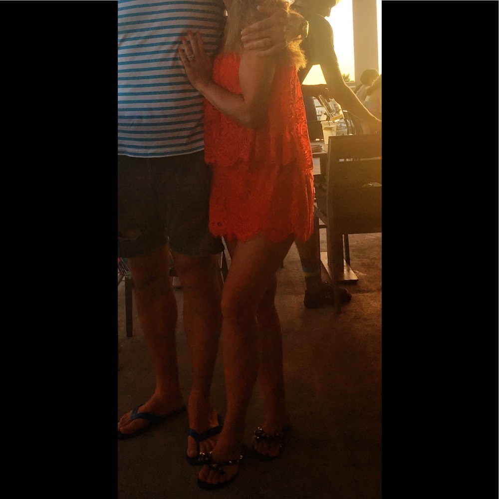 Off the shoulder romper